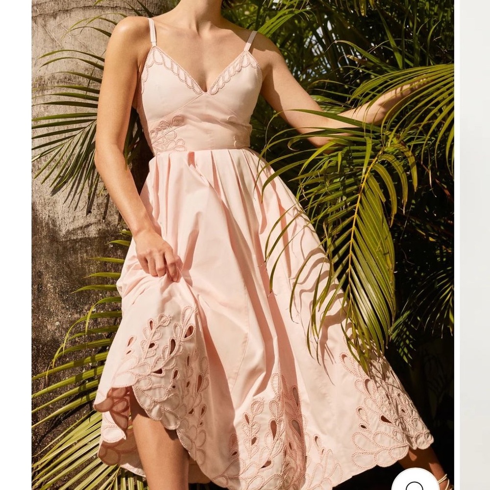 Cinq à Sept Pink Midi Dress